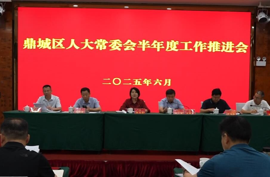 鼎城区人大常委会半年度工作推进会举行