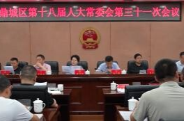 鼎城区第十八届人大常委会第三十一次会议举行