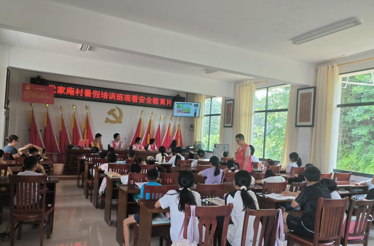 花岩溪镇：暑期“充电”正当时 村部课堂暖童心
