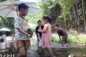 花岩溪景区：木花溪溪水营地开门迎客 村企合作激活“清凉”经济