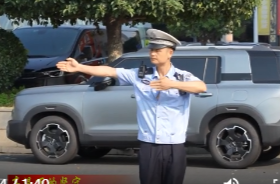 鼎城交警用汗水守护道路安全