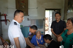 鼎城区领导慰问百岁抗战老兵