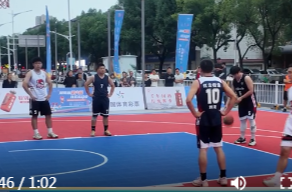 湖南省第六届社区运动会鼎城区海选赛暨2025年鼎城区三人制男子篮球赛热血开赛