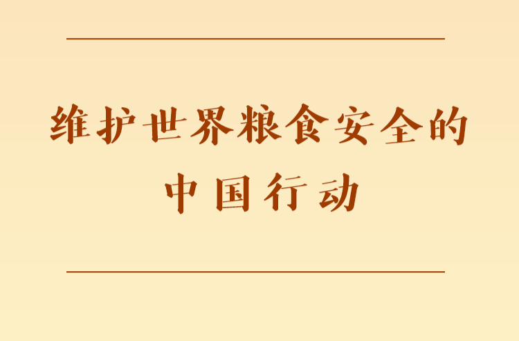 第一观察｜维护世界粮食安全的中国行动