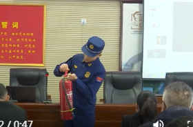 鼎城区消防救援大队：开展消防安全宣传