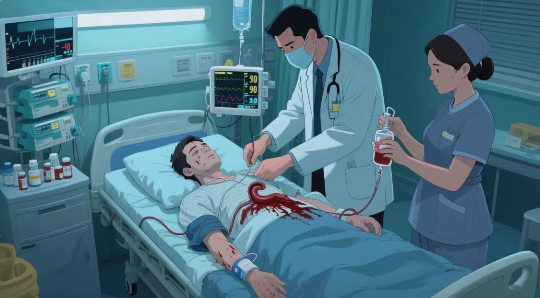 呕血、黑便别硬扛！常德四医提醒：消化道出血可能在3小时内致命