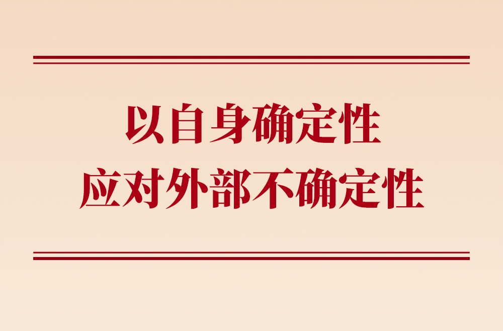 学习手记｜以自身确定性应对外部不确定性