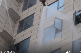 鼎城:开展高层建筑灭火救援实战演练