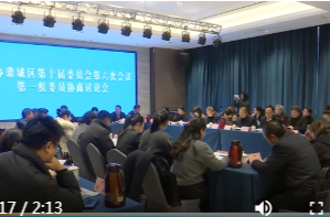 鼎城区政协委员分组协商讨论全区经济社会发展大事