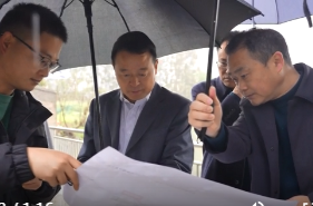 鼎城区政协主席会议专题视察江南城区水环境治理工作