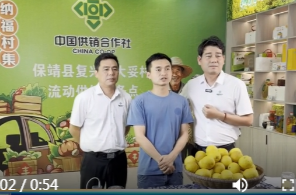 保靖联手鼎城  跨区域供销合作直播助农拓销路