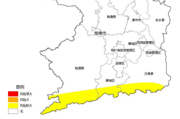 常德发布地质灾害黄色预警