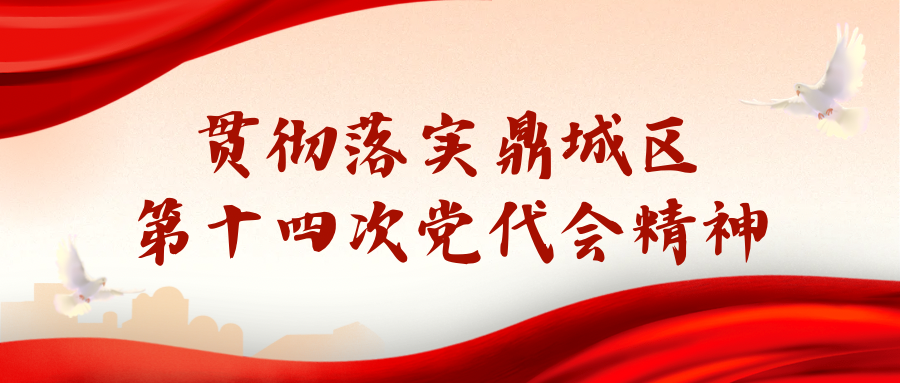 贯彻落实鼎城区第十四次党代会精神