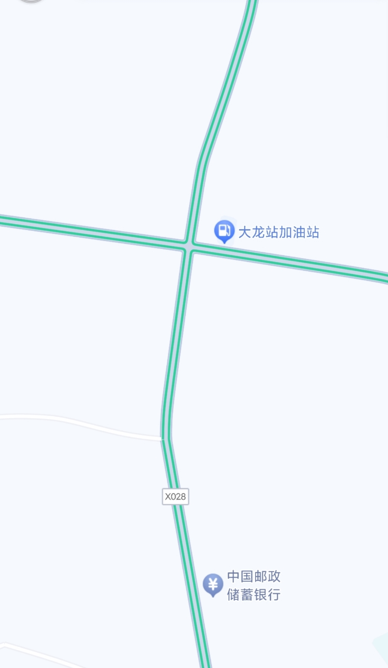 大龙站十字路口除夕当天拥堵非常严重！