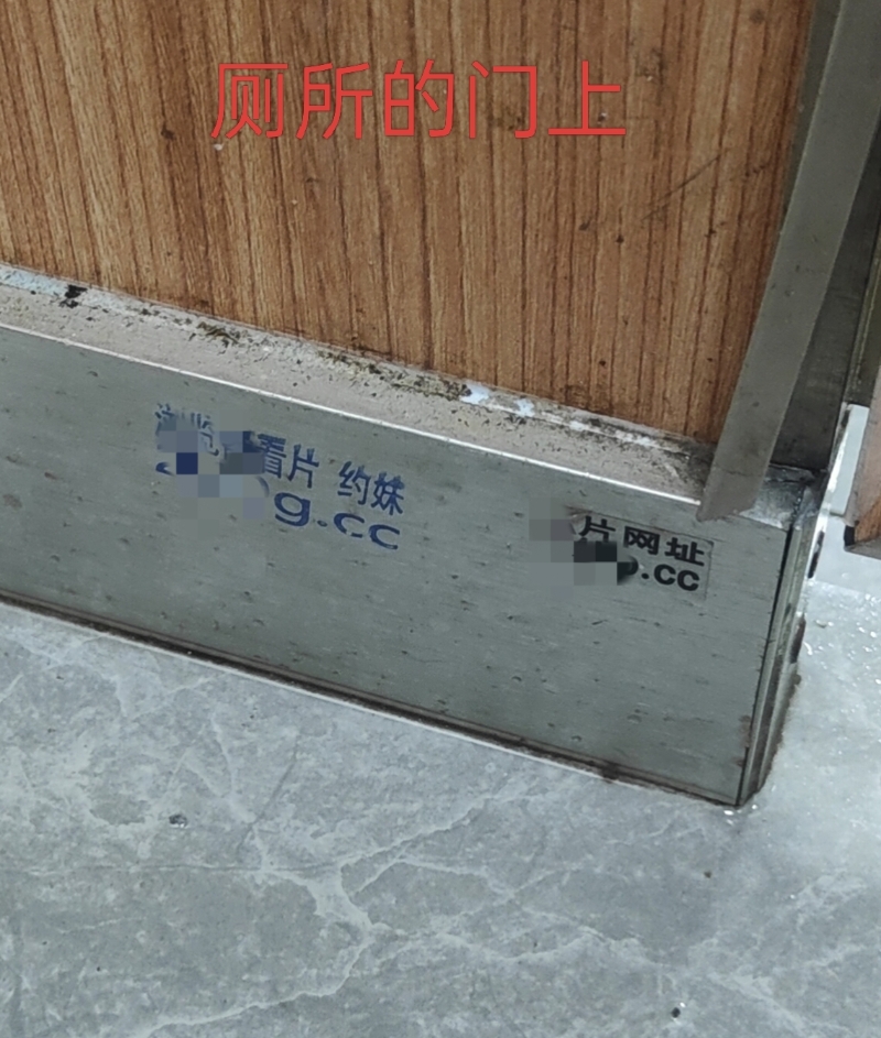 善德楼、楚望楼男厕现不良信息，毒害社会，亟需清除治理
