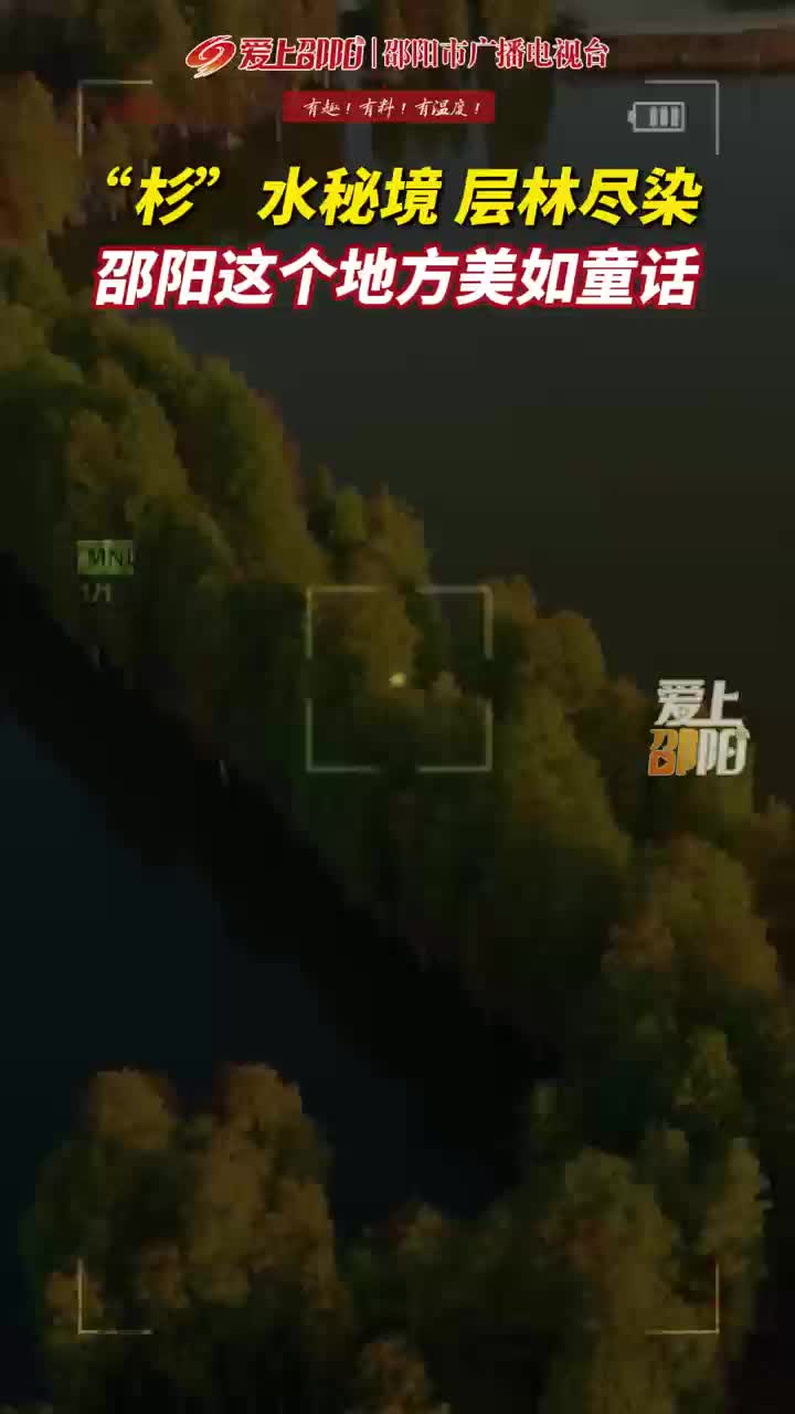 “杉”水秘境  层林尽染丨邵阳这个地方美如童话