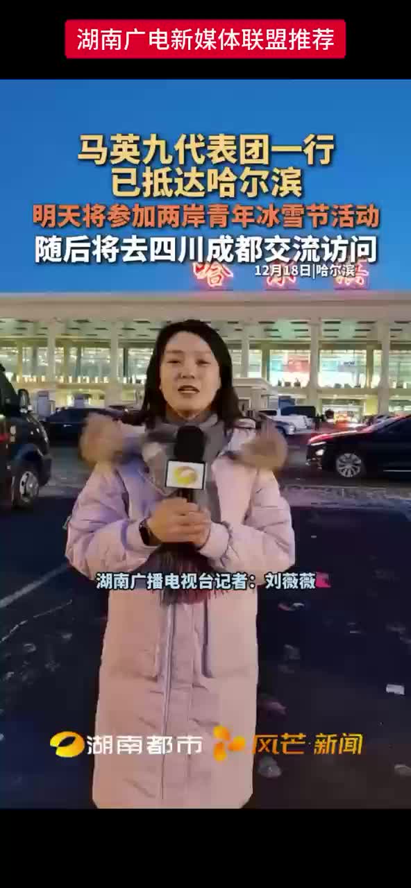 马英九代表团一行已抵达哈尔滨