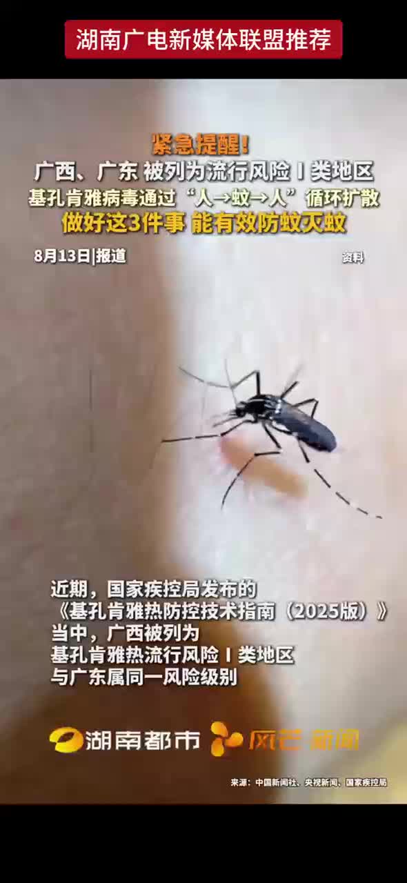 紧急提醒 ! 广西、广东 被列为流行风险Ⅰ类地区