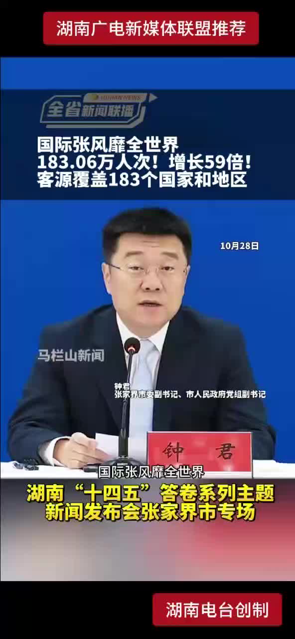 湖南“十四五”答卷系列主题新闻发布会张家界市专场