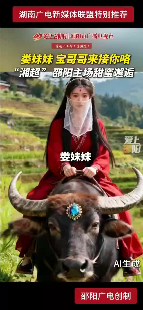 娄妹妹 宝哥哥来接你咯   "湘超" 邵阳主场甜蜜邂逅