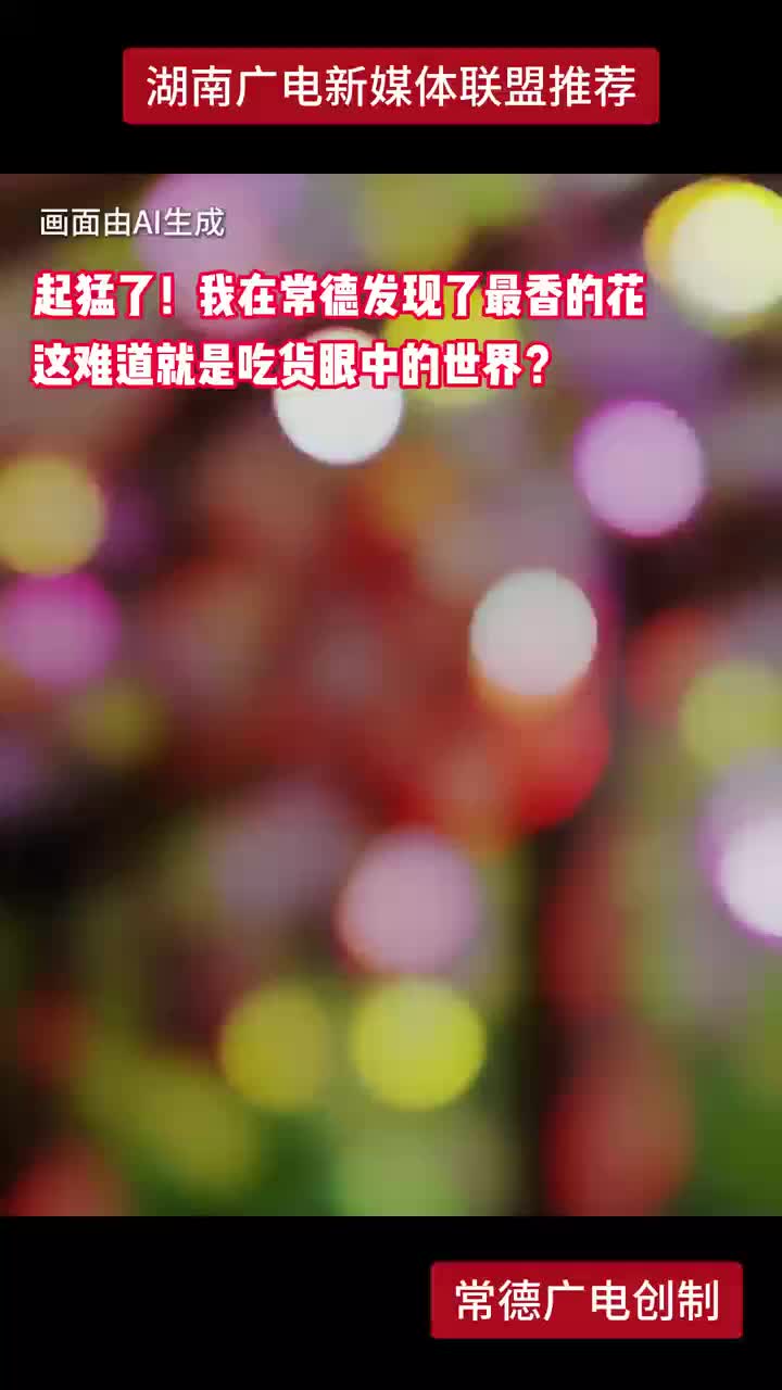 起猛了！我在常德发现了最香的花