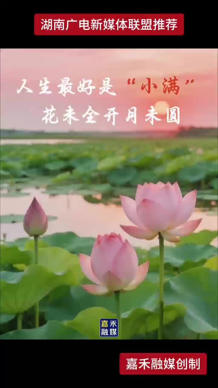 人生最好是“小满”花来全开月来圆