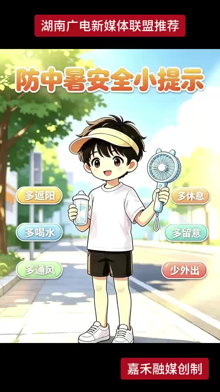 防中暑安全小提示