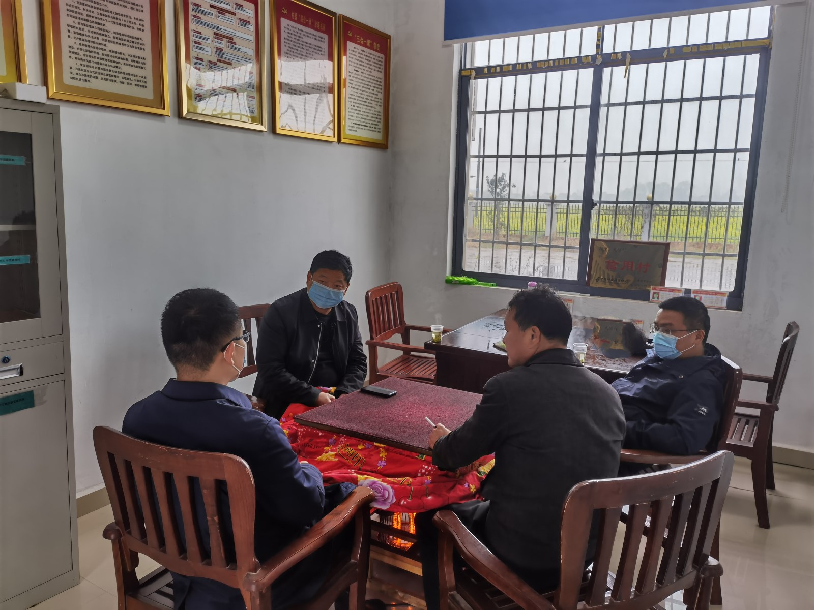 李书跃到牛鼻滩镇督导疫情防控和春耕生产工作
