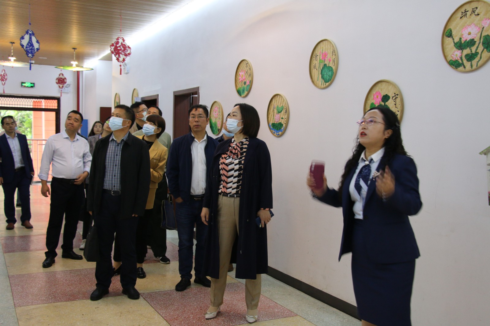 谢梦到永安小学督导清廉学校建设工作