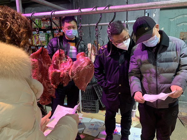 斗姆湖街道：开展节前农产品安全质量巡查