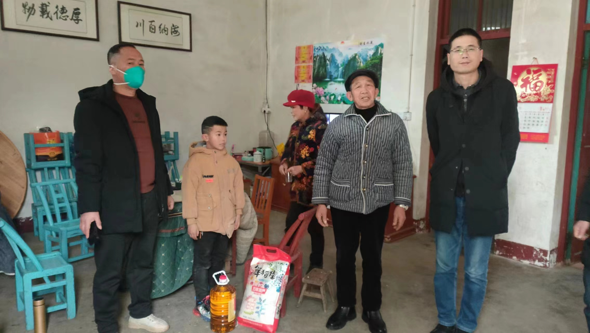 周家店镇：开展“平安关爱”慰问暨禁毒普法活动