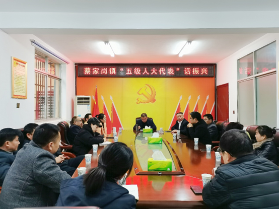 蔡家岗镇：“五级人大代表”话振兴