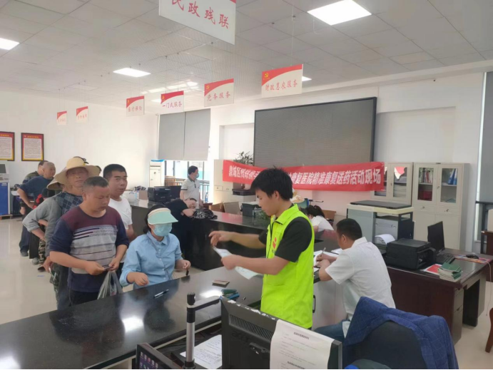 我为群众办实事丨韩公渡镇残协：关爱精神残疾患者 免费送药暖人心