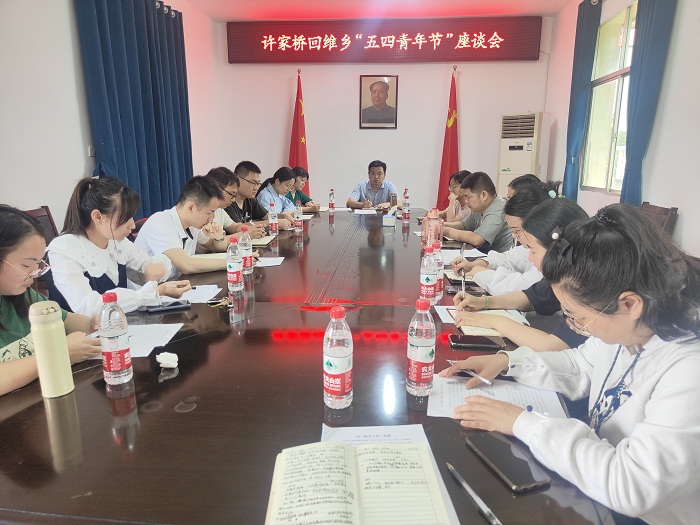 许家桥回维乡召开五四青年干部座谈会