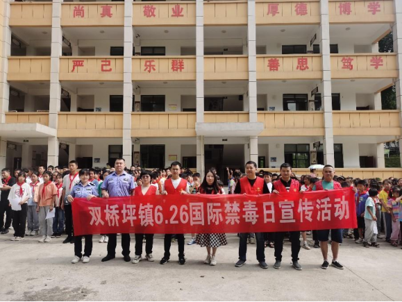 双桥坪镇：禁毒宣传进校园 护航青春助成长