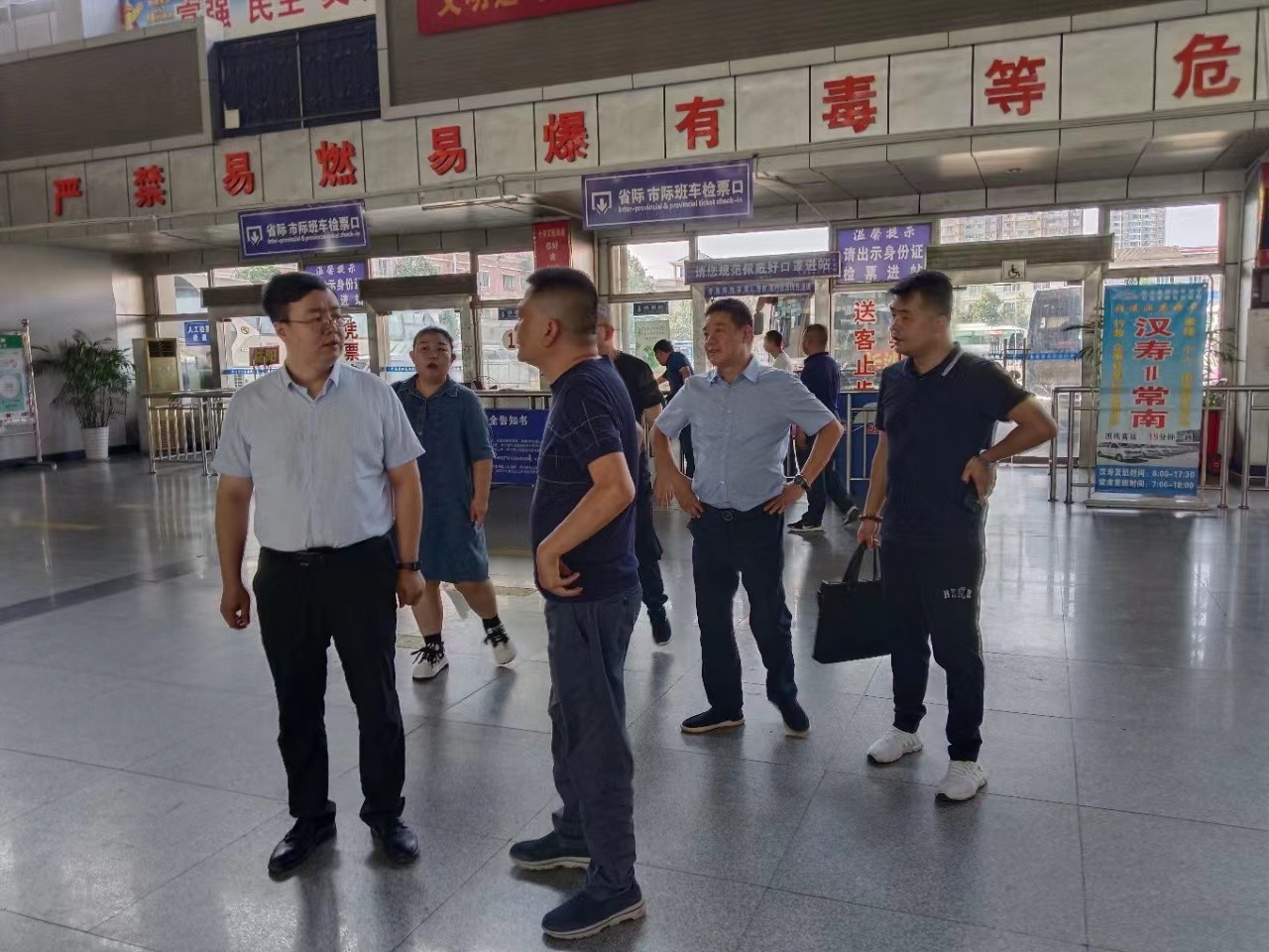 常德市交通运输局调研鼎城区道路运输工作