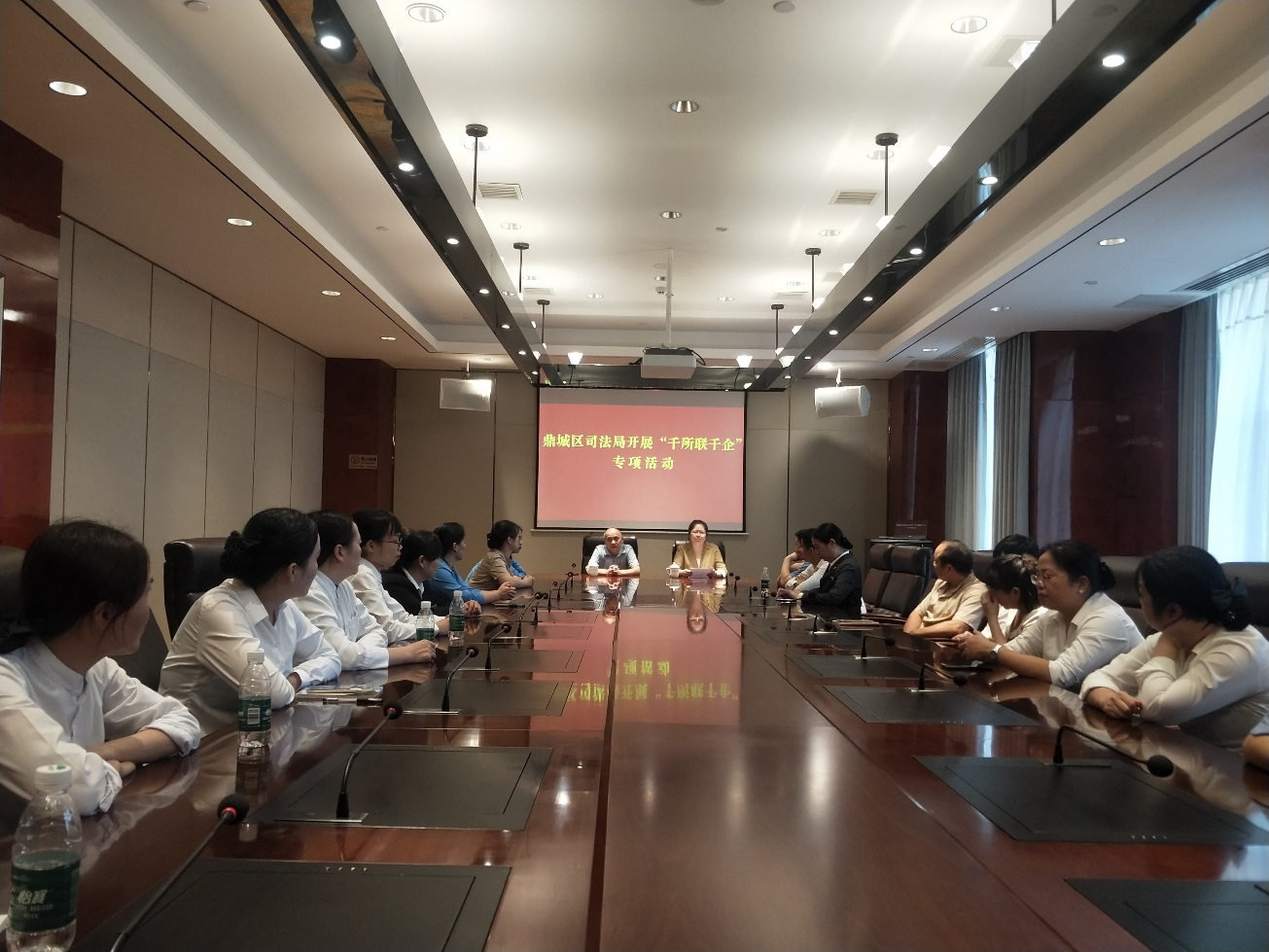 鼎城区司法局：“法治红”服务助推企业“发展绿”
