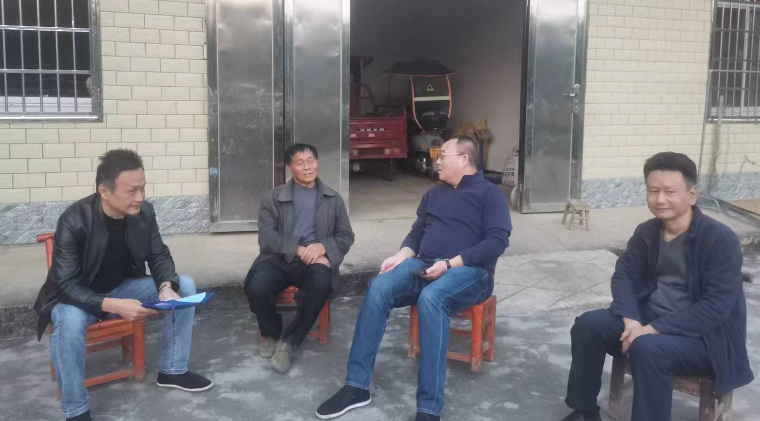 鼎城区交通运输局开展乡村振兴联点村调研走访