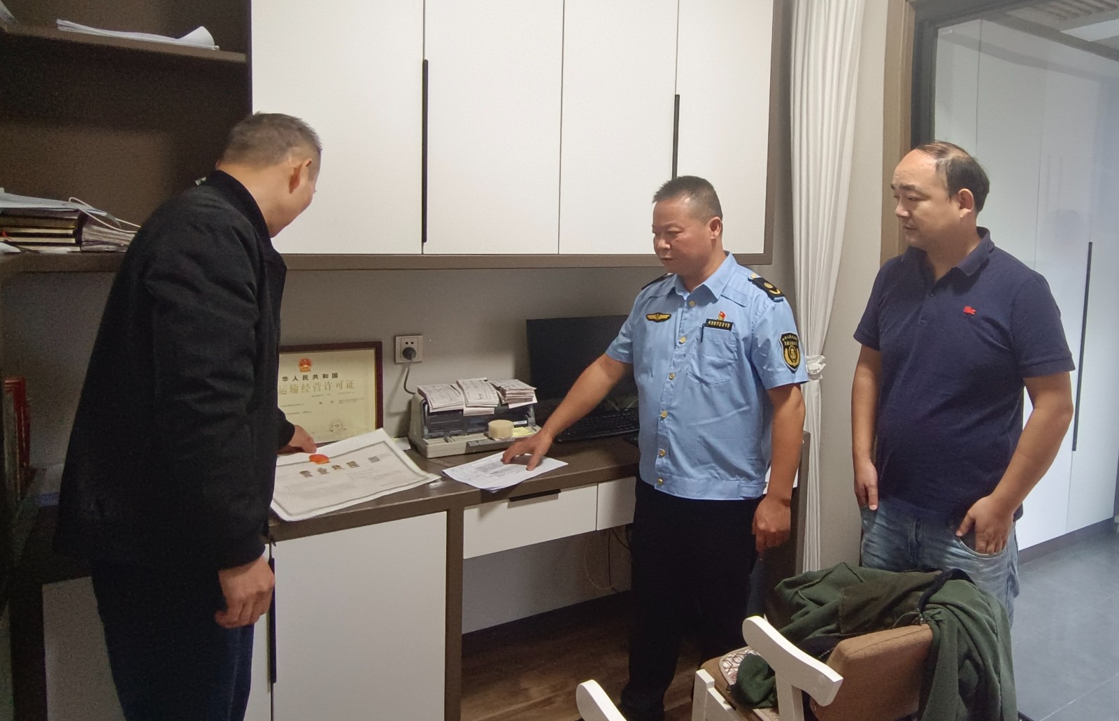 鼎城区交通运输局开展大件运输企业安全生产巡查