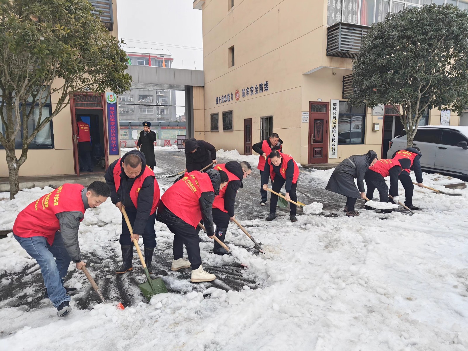 周家店镇：四十公里冰雪路，暖流走在寒流前