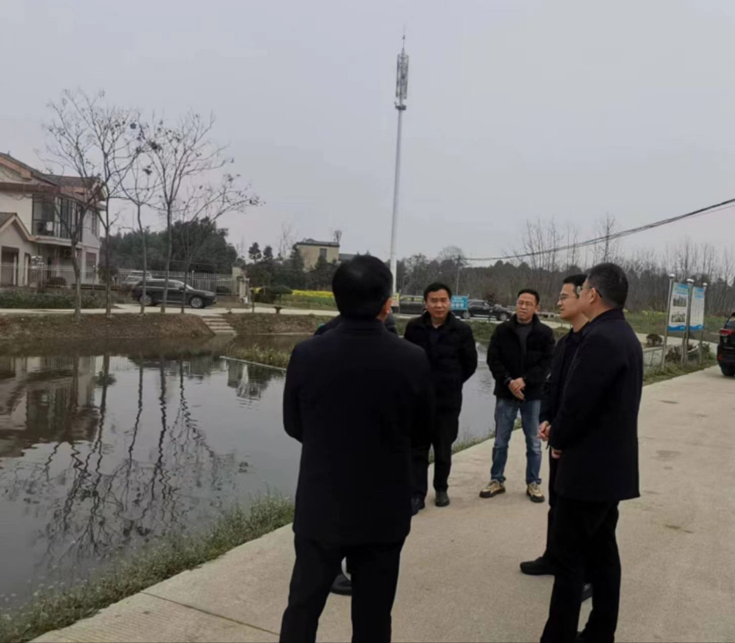 市领导来斗姆湖街道调研生态环保工作