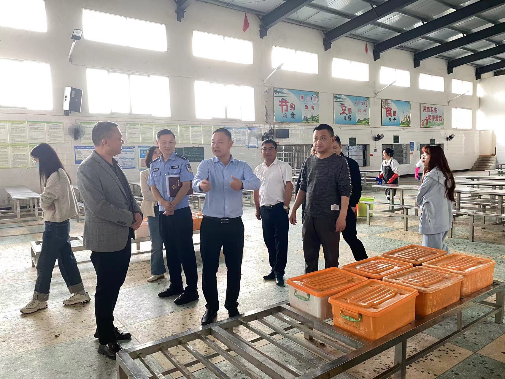 蒿子港镇：多部门联合检查 织密校园安全“防护网”