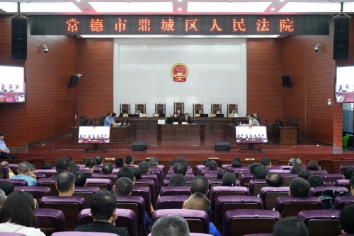 鼎城法院公开开庭审理2024年首起行政公益诉讼案件