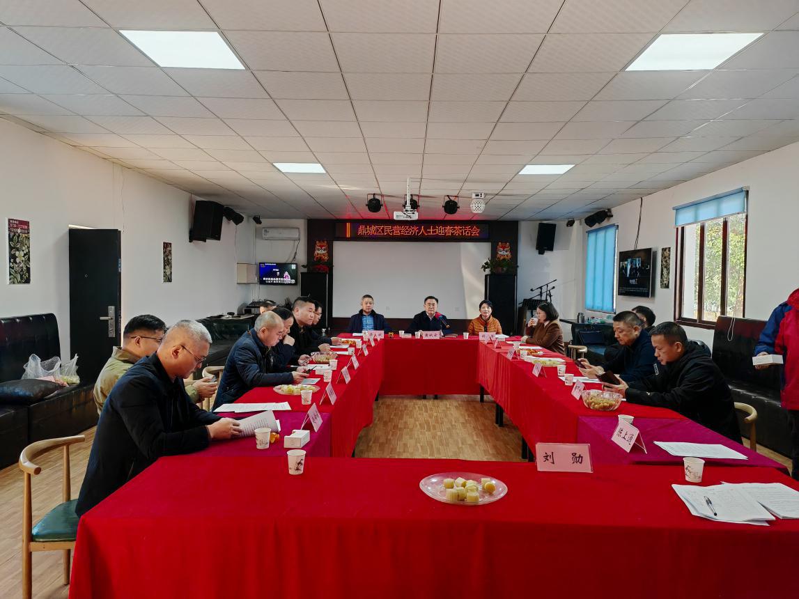 鼎城区工商联（总商会）举办民营经济代表人士迎新春茶话会