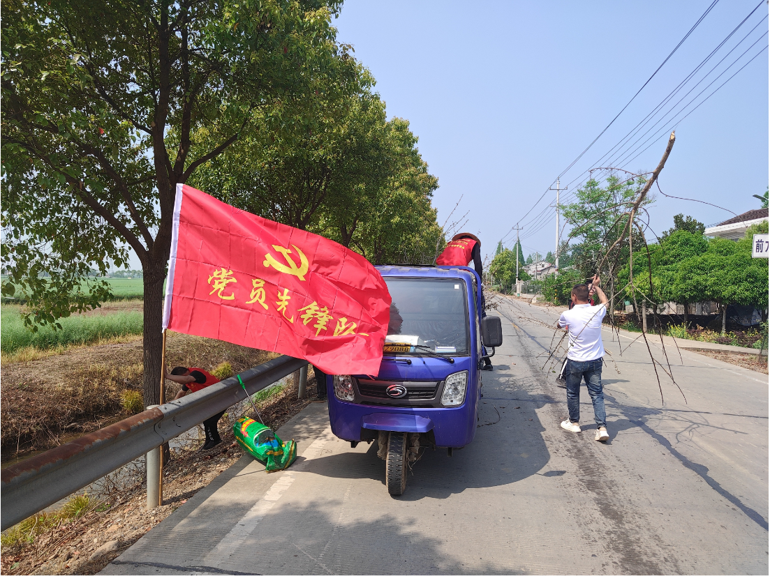 蒿子港镇：开展"人居环境整治"志愿者活动
