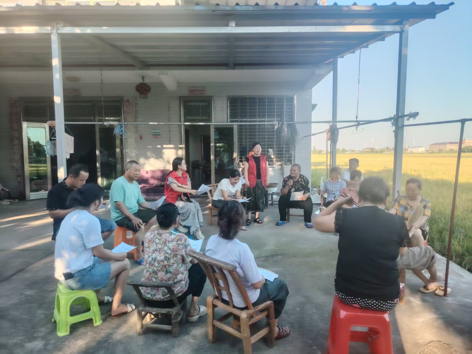 鼎城区司法局：屋场会上话法治，普法宣传零距离