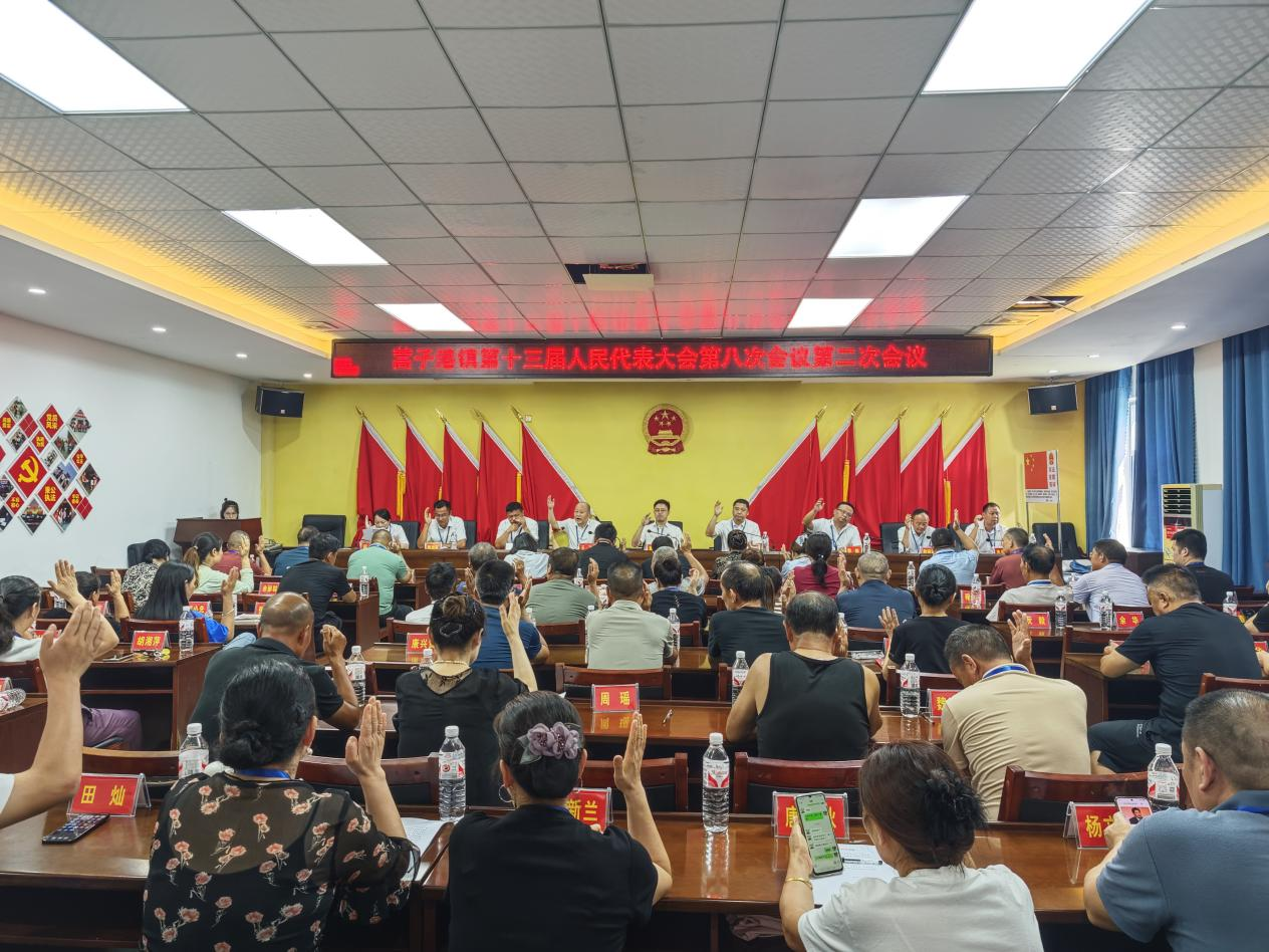 蒿子港镇：第十三届人民代表大会第八次会议胜利召开