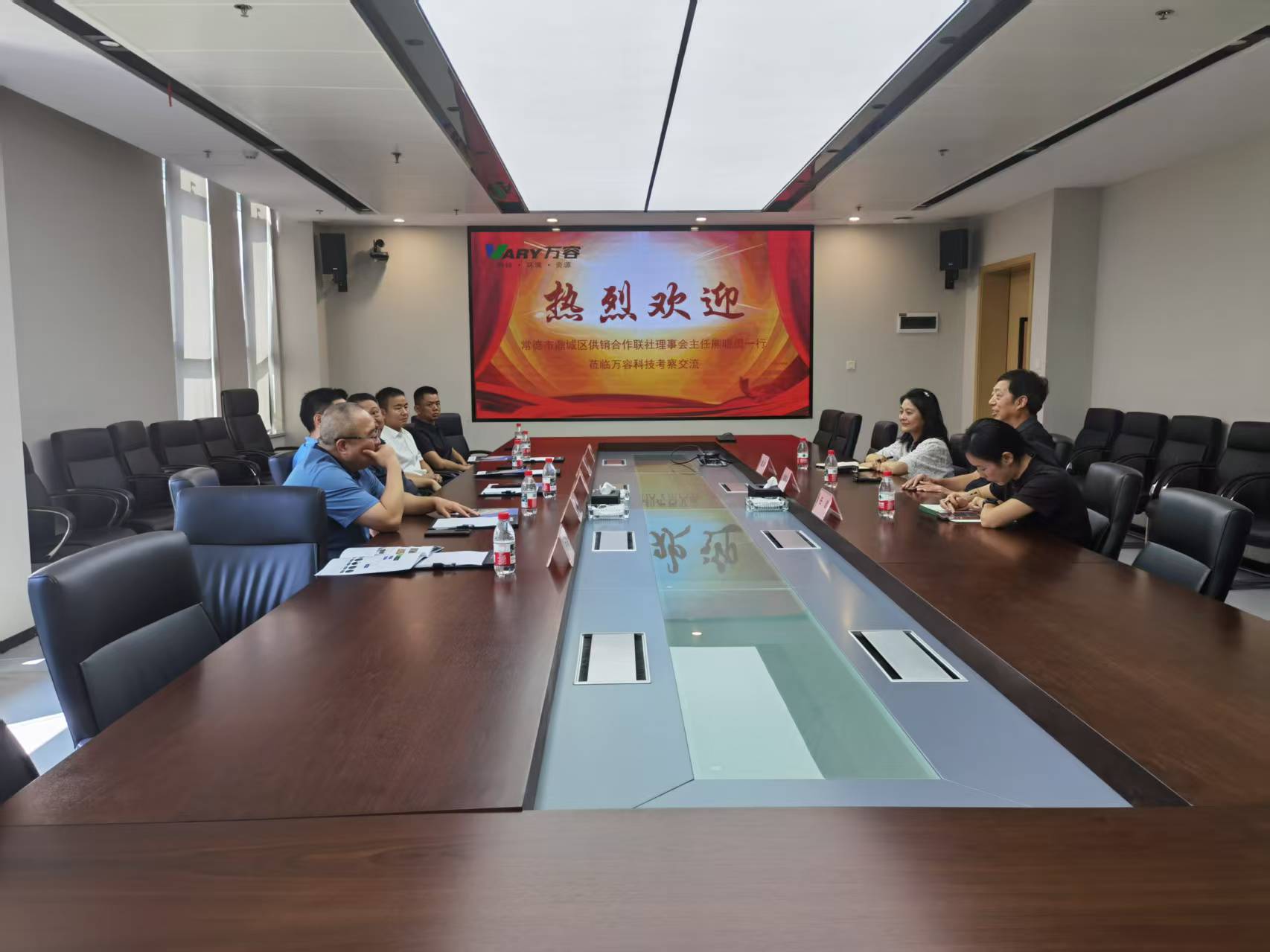 鼎城区供销社积极做好招商引资洽谈工作