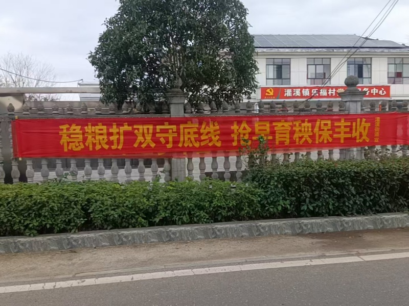 灌溪街道:扎实开展早稻生产宣传周活动  凝心聚力打好春耕“第一仗”