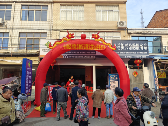 双桥坪镇：大龙站供销合作社农资店开业